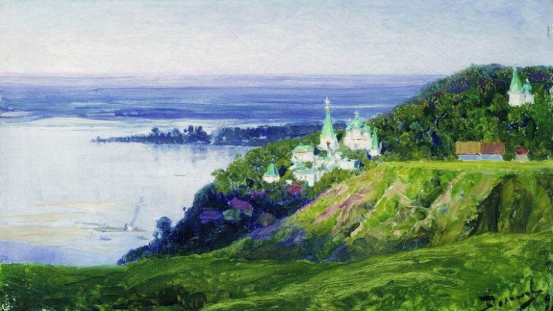 Художник В.Поленов Монастырь над рекой.jpg