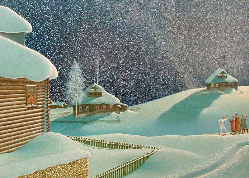 Георгий Попов. Лунная ночь. Георгий Попов. Лунная ночь.