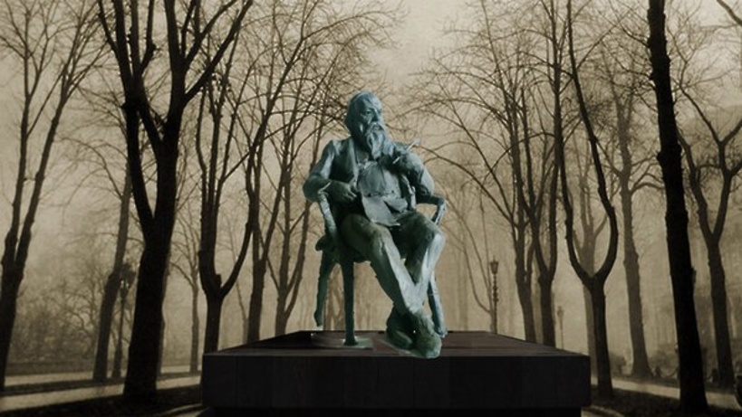 Ода памятнику М.Е.Салтыкову-Щедрину в городе Талдоме