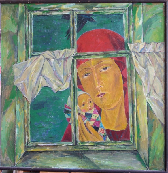 Слесарский С.П.1945 Засл.хРФ Возвращение 2011 х.м. 95х95 Слесарский С.П.1945 Засл.хРФ Возвращение 2011 х.м. 95х95